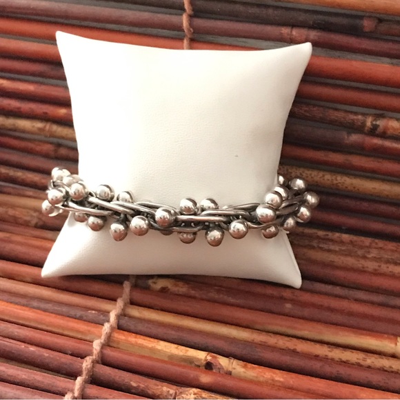 Silpada Sterling Silver Bead Cha Cha Bracelet - Picture 4 of 5
